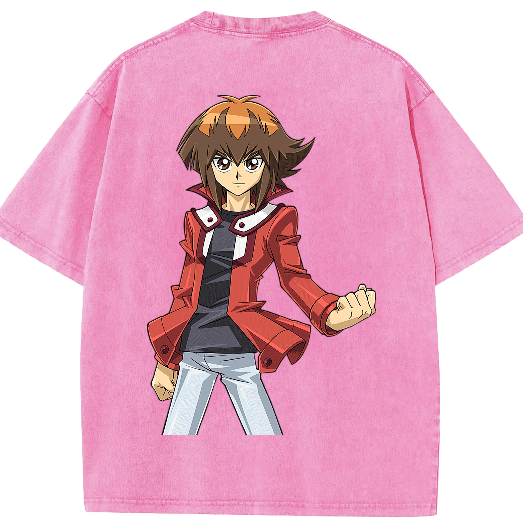 （画像用） 遊☆戯☆王 Yu-Gi-Oh! 綿100% ヴィンテージ風 半袖Tシャツ（背面プリント）